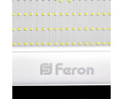 Прожектор светодиодный Feron LL-924 2835 SMD 200W 6400K IP65 черный с матовым стеклом 346*439*56 мм (арт. 29499)