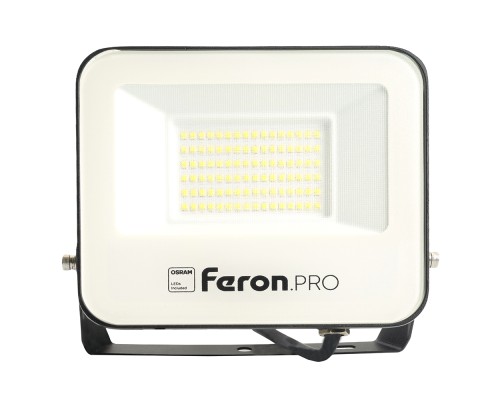 Светодиодный прожектор Feron.PRO LL-1000 IP65 50W 6400K черный