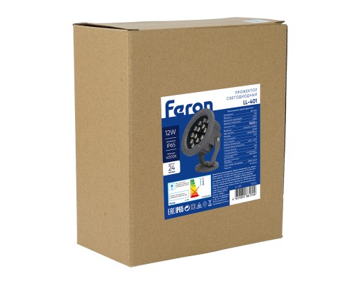 Светодиодный светильник ландшафтно-архитектурный Feron.One LL-401 185-235V 12W 4000K IP65