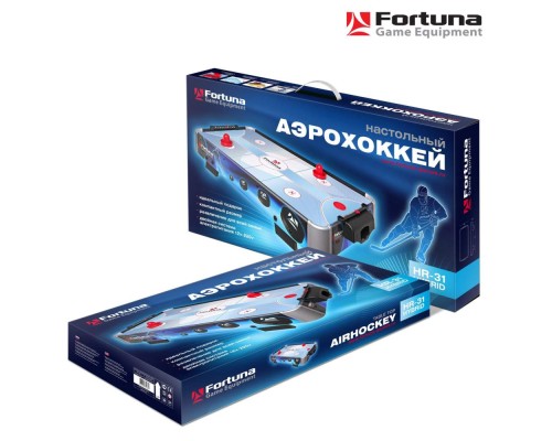 Аэрохоккей Fortuna hr-31 blue ice hybrid настольный 86х43х15см 07748