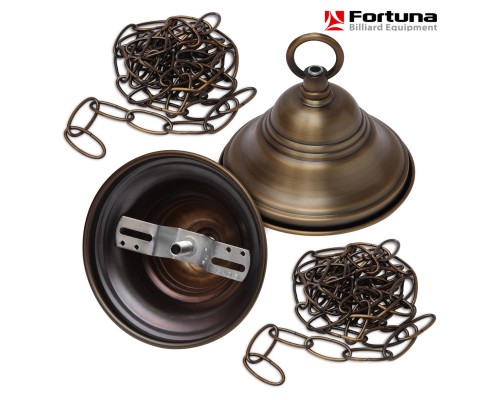 Светильник для бильярдного стола Fortuna Modena Bronze Antique 1 плафон 10073