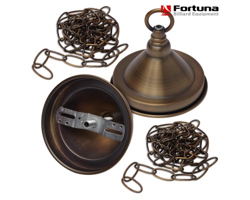 Светильник для бильярдного стола Fortuna Toscana Bronze Antique 1 плафона 10075