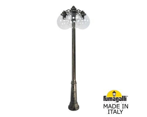 Садово-парковый фонарь FUMAGALLI RICU BISSO/G300 3L DN G30.157.S30.BXE27DN