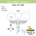 Садово-парковый фонарь FUMAGALLI RICU BISSO/G250 3L G25.157.S30.BZE27
