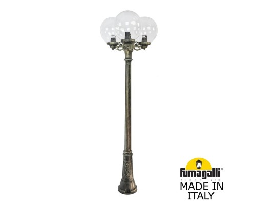 Садово-парковый фонарь FUMAGALLI GIG BISSO/G300 3L G30.156.S30.BXE27