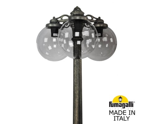 Садово-парковый фонарь FUMAGALLI RICU BISSO/G300 3L DN G30.157.S30.BZE27DN