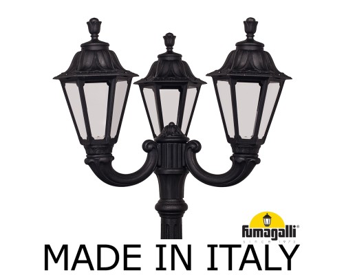 Садово-парковый фонарь FUMAGALLI RICU/OFIR/RUT 3L E26.157.R30.AXE27