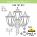 Садово-парковый фонарь FUMAGALLI RICU BISSO/RUT 3+1 E26.157.S31.WYE27