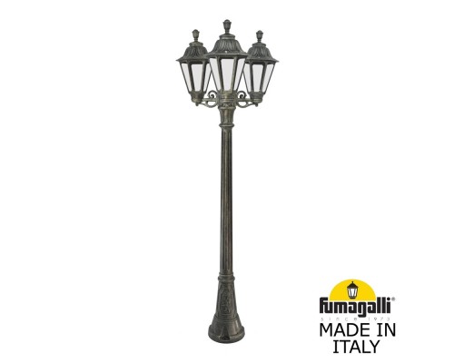 Садово-парковый фонарь FUMAGALLI ARTU BISSO/RUT 3L E26.158.S30.BXE27