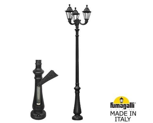 Парковый фонарь FUMAGALLI NEBO OFIR/RUT 3L  E26.202.R30.AYE27