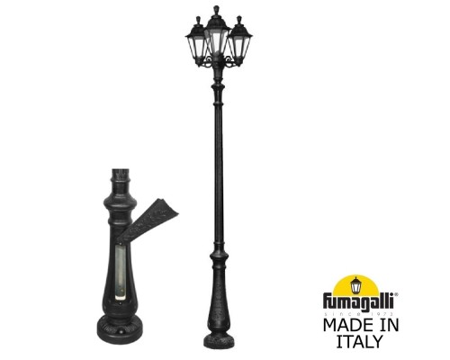Парковый фонарь FUMAGALLI NEBO BISSO/RUT 3L E26.202.S30.AXE27 DN