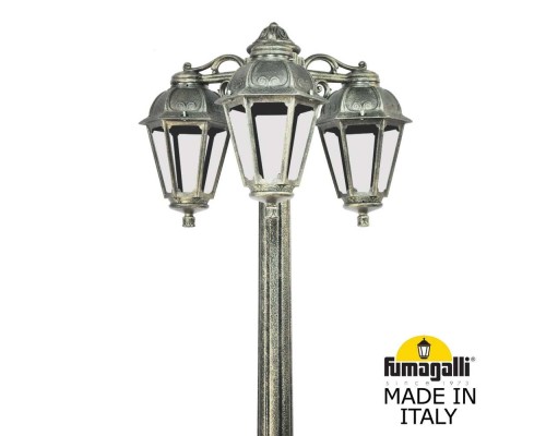 Садово-парковый фонарь FUMAGALLI RICU BISSO/SABA 3L DN K22.157.S30.BXE27DN
