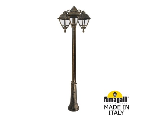 Садово-парковый фонарь FUMAGALLI RICU BISSO/CEFA 3L DN U23.157.S30.BXE27DN
