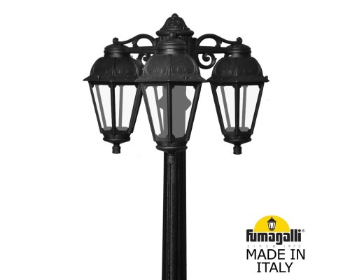 Садово-парковый фонарь FUMAGALLI RICU BISSO/SABA 3L DN K22.157.S30.AXE27DN