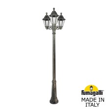 Садово-парковый фонарь FUMAGALLI RICU BISSO/RUT 3L E26.157.S30.BXE27