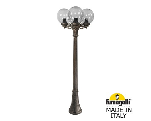 Садово-парковый фонарь FUMAGALLI ARTU BISSO/G250 3L G25.158.S30.BZE27