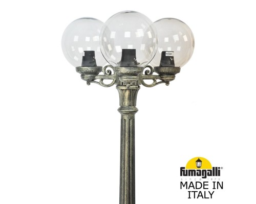 Садово-парковый фонарь FUMAGALLI RICU BISSO/G250 3L G25.157.S30.BZE27