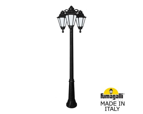 Садово-парковый фонарь FUMAGALLI RICU BISSO/RUT 3L DN E26.157.S30.AYE27DN
