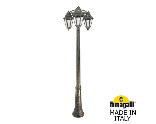 Садово-парковый фонарь FUMAGALLI RICU BISSO/ANNA 3L DN E22.157.S30.BXE27DN