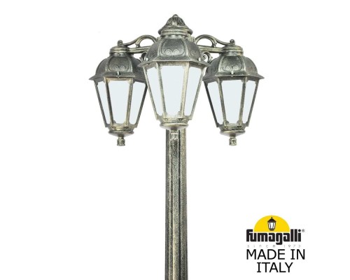 Садово-парковый фонарь FUMAGALLI RICU BISSO/SABA 3L DN K22.157.S30.BYE27DN