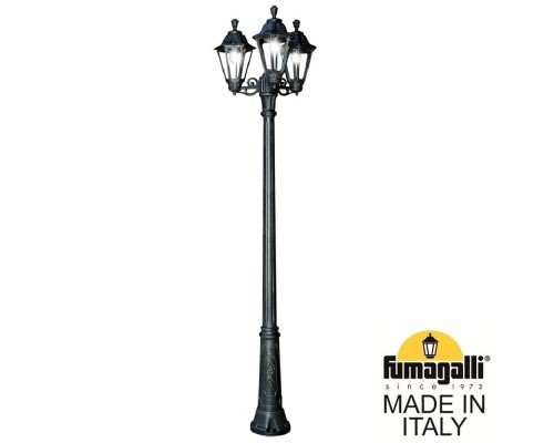 Садово-парковый фонарь FUMAGALLI RICU BISSO/RUT 3L E26.157.S30.AXE27