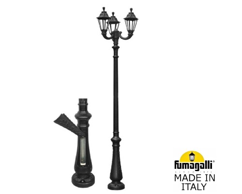 Парковый фонарь FUMAGALLI NEBO OFIR/RUT 3L E26.202.R30.AXE27