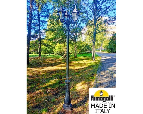 Парковый фонарь FUMAGALLI NEBO BISSO/RUT 3L E26.202.S30.AXE27