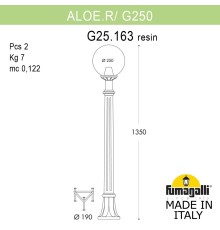 Садовый светильник-столбик FUMAGALLI ALOE`.R/G250 G25.163.000.VZF1R
