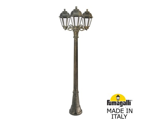 Садово-парковый фонарь FUMAGALLI ARTU BISSO/SABA 3L K22.158.S30.BXE27