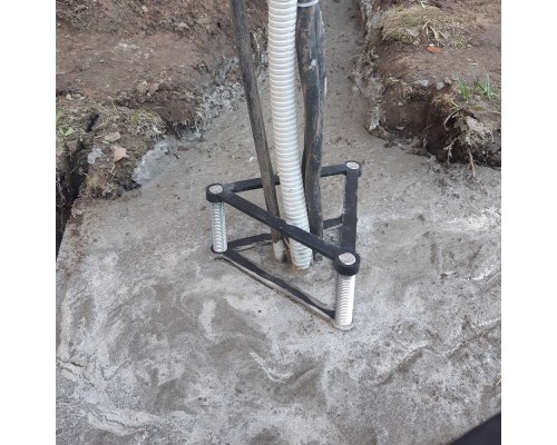 Парковый фонарь FUMAGALLI EKTOR 3000 MIDIPILAR/GLOBE 400 modern 1L G41.365.A10.AYE27