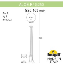 Садовый светильник-столбик FUMAGALLI ALOE`.R/G250 G25.163.000.VYE27