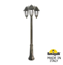 Садово-парковый фонарь FUMAGALLI RICU BISSO/RUT 3L DN E26.157.S30.BXE27DN