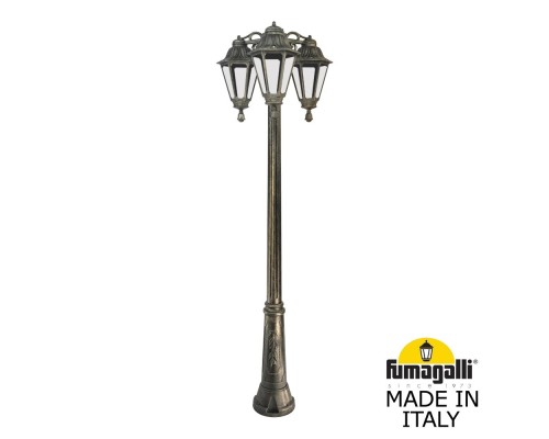 Садово-парковый фонарь FUMAGALLI RICU BISSO/RUT 3L DN E26.157.S30.BXE27DN