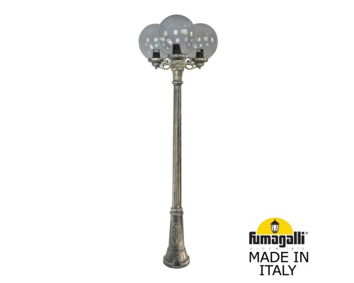 Садово-парковый фонарь FUMAGALLI GIG BISSO/G300 3L G30.156.S30.BZE27