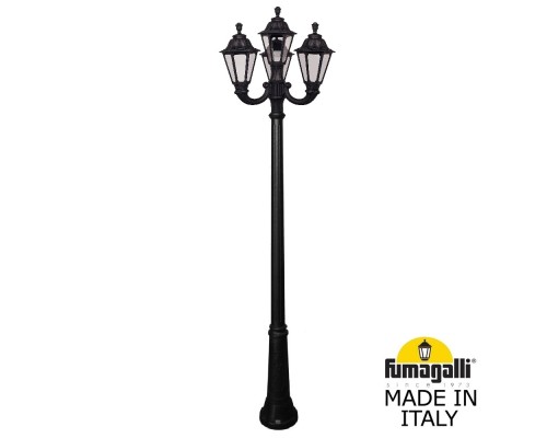 Садово-парковый фонарь FUMAGALLI RICU/OFIR/RUT 3L+1 E26.157.R31.AXE27
