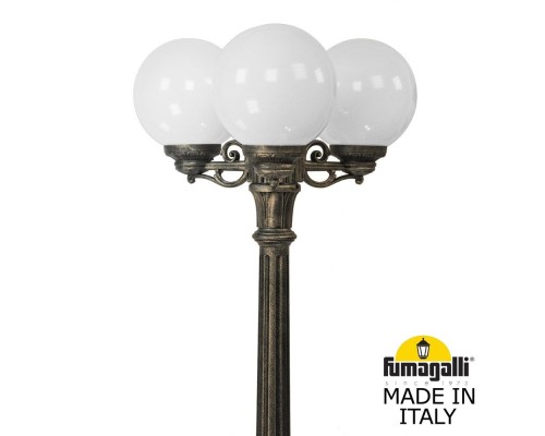 Садово-парковый фонарь FUMAGALLI RICU BISSO/G250 3L G25.157.S30.BYE27