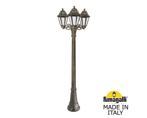 Садово-парковый фонарь FUMAGALLI ARTU BISSO/ANNA 3L E22.158.S30.BXE27