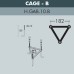 Садово-парковый фонарь FUMAGALLI ARTU BISSO/RUT 1L E26.158.S10.VXE27