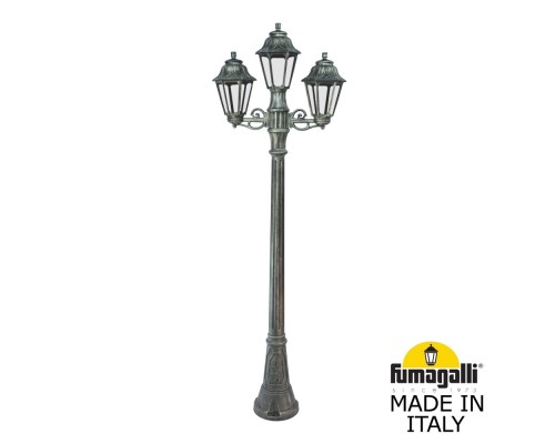 Садово-парковый фонарь FUMAGALLI ARTU BISSO/ANNA 2+1 E22.158.S21.BXE27