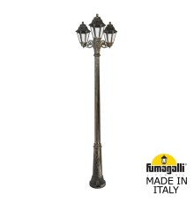 Садово-парковый фонарь FUMAGALLI RICU BISSO/ANNA 3L E22.157.S30.BXE27