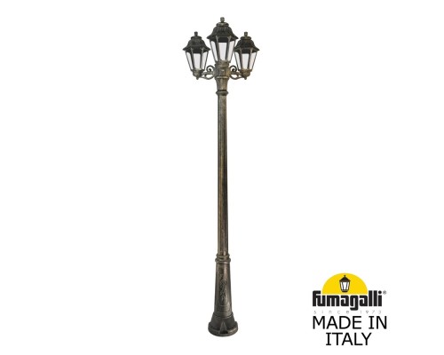 Садово-парковый фонарь FUMAGALLI RICU BISSO/ANNA 3L E22.157.S30.BXE27