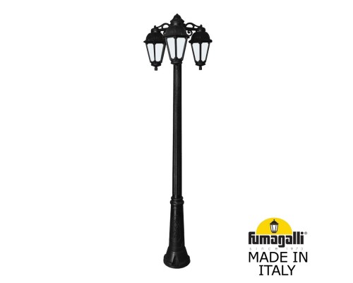 Садово-парковый фонарь FUMAGALLI RICU BISSO/SABA 3L DN K22.157.S30.AYE27DN