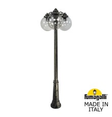 Садово-парковый фонарь FUMAGALLI RICU BISSO/G300 3L DN G30.157.S30.BZE27DN