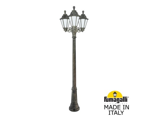 Садово-парковый фонарь FUMAGALLI GIGI BISSO/RUT 3L E26.156.S30.BYE27