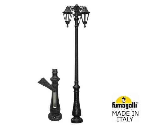 Парковый фонарь FUMAGALLI NEBO BISSO/RUT 3L E26.202.S30.AXE27 DN