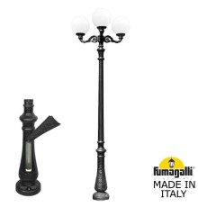 Парковый фонарь FUMAGALLI NEBO ADAM/GLOBE 300 3L  G30.202.M30.AYE27