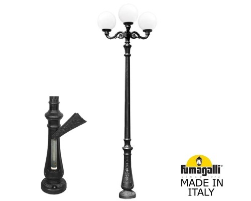 Парковый фонарь FUMAGALLI NEBO ADAM/GLOBE 300 3L  G30.202.M30.AYE27