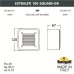 Светильник для подсветки лестниц накладной FUMAGALLI EXTRALETI 100 Square-GR 3S2.000.000.AYG1L