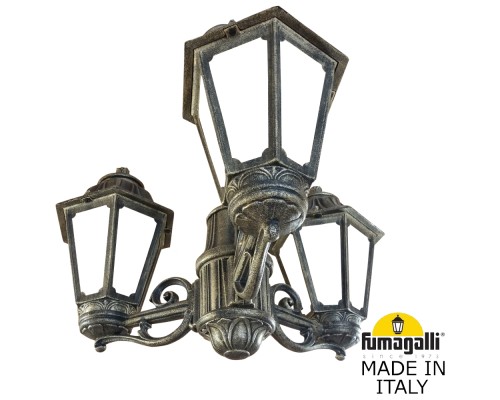 Подвесной уличный светильник FUMAGALLI SICHEM/ANNA 3L E22.120.S30.BYE27