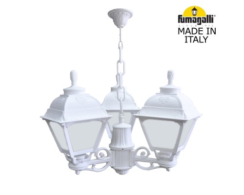 Подвесной уличный светильник (ЛЮСТРА) FUMAGALLI SICHEM/CEFA 3L U23.120.S30.WYE27
